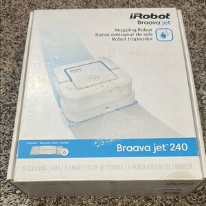 iRobot Braava jet 240 Floor Mopping Robot - White